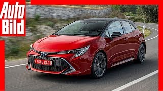 Toyota Corolla 2019 Erste Fahrt  Review  Erklärung [upl. by Assille]