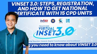 How to get Certificate of Recognition VINSET 30 with 15 CPD units [upl. by Ahsiral]