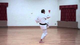 Wado Karate Pinan Yodan performed by Neil Pottinger [upl. by Hitt]