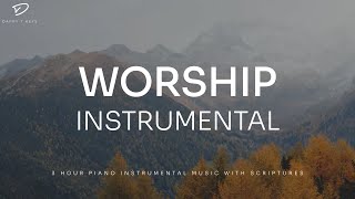 Worship Instrumental Prayer amp Meditation Music  Christian Piano With Scriptures [upl. by Ahsain]