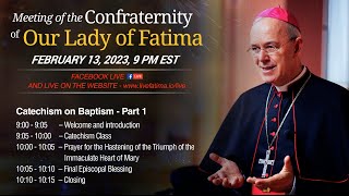 February 2023 Monthly Meeting of the Confraternity of Our Lady of Fatima [upl. by Annaitat]