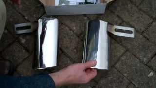 How to fit dummy exhaust tips to a Range Rover L322 [upl. by Weissberg]