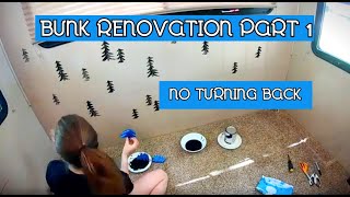 Bunk Renovation Part 1  Adding Bunks to our RV  RV Bunkbeds  DIY Camper Bunks [upl. by Alina]