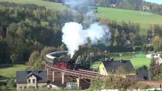 Herbstdampf auf der Erzgebirgischen Aussichtsbahn mit 50 36165 [upl. by Past]