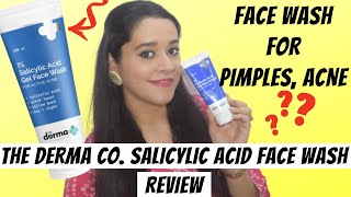 FACE WASH FOR ACNE amp PIMPLES  The Derma Co 1 Salicylic Acid Face Wash Review  Skincare [upl. by Chariot]