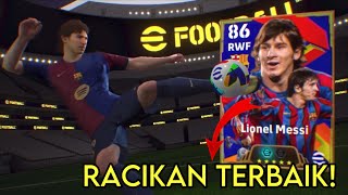 RACIKAN TERBAIK PACK MESSI TERBARU 2025  RATINGNYA SAMPE 105  eFootball Mobile 2025 [upl. by Gehman856]