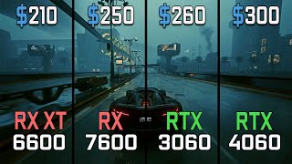 RX 6600 XT vs RTX 3060 vs RX 7600 vs RTX 4060  Which is Better [upl. by Jenica]