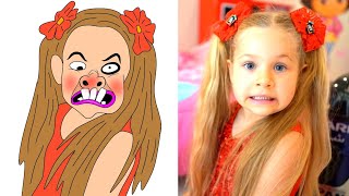 Diana and Roma Home Alone Stories Drawing Meme  Diana Roma Funny Drawing Art Meme [upl. by Bernardo]