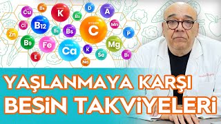 YAŞLANMAYA KARŞI BESİN TAKVİYELERİ  4 ÖNEMLİ TAKVİYE  5 Dakikada Sağlık [upl. by Ibmab915]