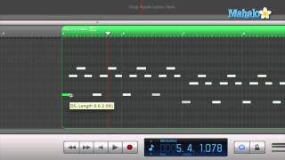 GarageBand Tutorial  Editing MIDI [upl. by Moira259]