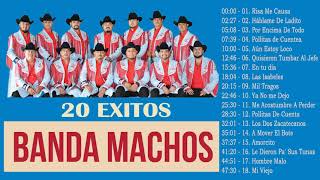 Banda Machos 20 Exitos  Puros Corridos Perrones [upl. by Anirehc]