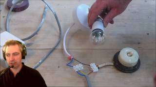 Wiring an Antique Light Switch to a simple light curcuit [upl. by Nosdivad]