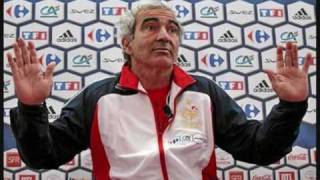 Courbis et Larqué taillent Domenech aprés France Serbie [upl. by Hairehcaz741]