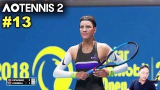 Azarenka vs Ostapenko  AO TENNIS 2 Simulation Gameplay 13 wCommentary [upl. by Ymirej]