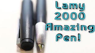 Lamy 2000 Extra Fine Review amp Comparison [upl. by Nesyla]