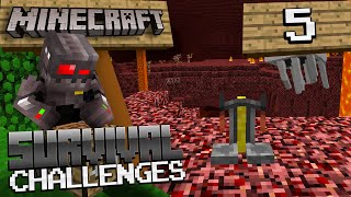 Minecraft Survival Challenges Episode 5 Potions [upl. by Ahsiekan]