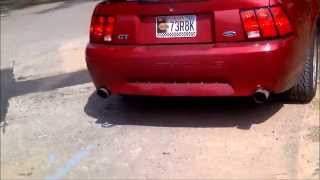 2003 Mustang GT Magnaflow X Pipe and Magnapack Exhaust [upl. by Ahsineg]