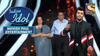 Manish के पलटते ही हो गई उसकी आँखें नम  Indian Idol  Manish Paul Entertainment [upl. by Nanda]