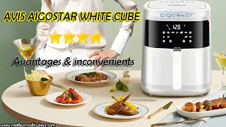 ⭐ Avis Aigostar White Cube Friteuse Sans Huile Blanche Familiale 7 Litres 7 Fonctions 1900W [upl. by Ahsaetan]