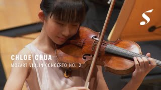 Chloe Chua plays Mozarts Violin Concerto No 2 [upl. by Hgielrebma]