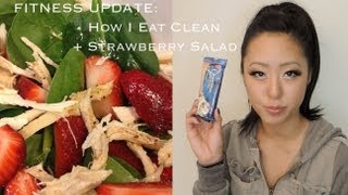 FITNESS My Daily Food Journal How I Eat Clean  Balancing Food amp Exercise [upl. by Emmy261]