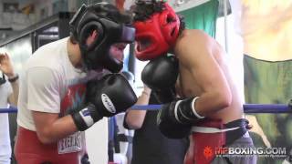 Julio Cesar Chavez Jr Vs Brother Omar Chavez Sparring 52311 [upl. by Olegnaleahcim38]