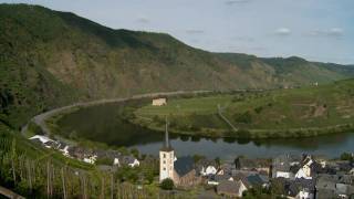 Calmont an der Mosel der steilste Weinberg Europas  Mosel Weinberg Deutschland [upl. by Maryanna]