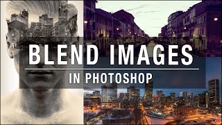 Blend multiple images in Photoshop [upl. by Ellehcrad954]