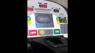 WoodWay ELG treadmill LOST OF SIGNAL [upl. by Labotsirhc505]