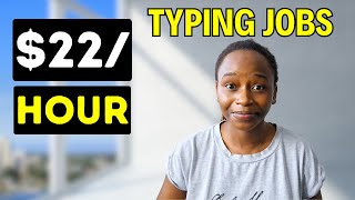 800Month 4 Typing jobs for beginners worldwide  Transcription jobs [upl. by Rednasxela]