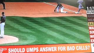 Worst Call In Baseball History [upl. by Haroved]