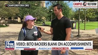 WATCH Young Beto ORourke Supporters Struggle to Name Anything Hes Accomplished [upl. by Ecerahc257]