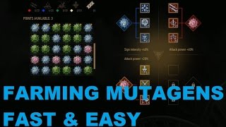 Witcher 3 mutagens  5 red green or blue per minute [upl. by Nibur648]