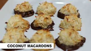 Easy Coconut Macaroons Recipe [upl. by Ilyse]