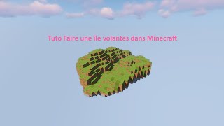 Tuto1 Faire une Ã®le volante Minecraft [upl. by Airdnaz]