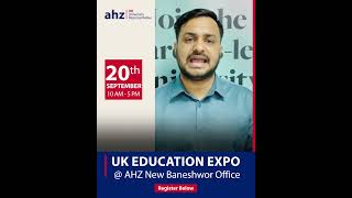 Meet Asim Ghimire and realise your potential at the UK Education Expo 2024  AHZ [upl. by Duffy]