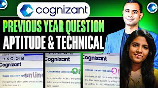 🔥Cognizant Previous Year Aptitude amp Technical Assessment Questions  Cognizant PYQ🔥 [upl. by Oriane767]