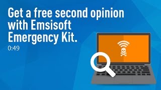 Get a free second opinion malware scan with Emsisoft Emergency Kit [upl. by Rabjohn]