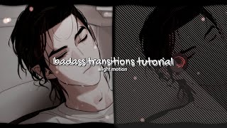 alight motion 5 badass style transitions tutorial ♪ 53 [upl. by Nahgeem]