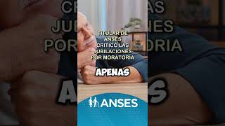 El titular de Anses está en contra de las jubilaciones por moratoria anses [upl. by Annoval868]