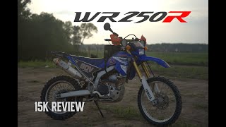 Yamaha WR250R 15k Review [upl. by Dnalwor]