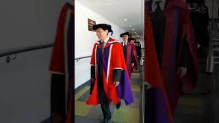 Oxford Brookes Graduation 2021  staff procession slow [upl. by Yekram222]