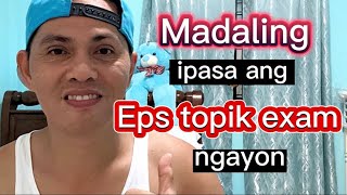 TIPS PARA MAIPASA ANG EPS TOPIK EXAM 2024 [upl. by Nnylsoj]