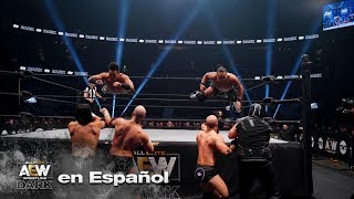 DARK ORDER VS STRONGHEARTS  AEW DARK en ESPANOL  21920 ATLANTA GA [upl. by Lurleen]