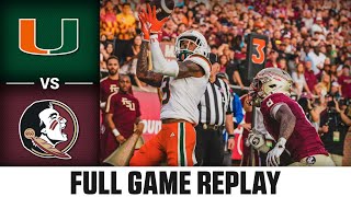 Miami vs Florida State Full Game Replay  2023 ACC Football [upl. by O'Reilly]