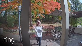 Ring Video Doorbell Captures Funny Moment Sometimes You Just Need a Laugh  RingTV [upl. by Lethia562]