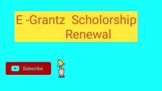 EGRANTZ 30 Renewal in Official Portal [upl. by Nojel]