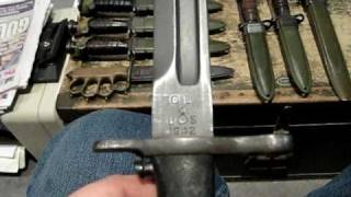 WW2 Trench Knives Bayonets amp M2 Jump Knives Video 2 [upl. by Freiman]