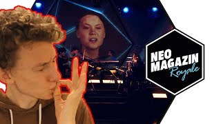 Fatboy Slim feat Greta Thunberg  quotRight Here Right Nowquot  NEO MAGAZIN ROYALE ReaktionReaction [upl. by Darra]