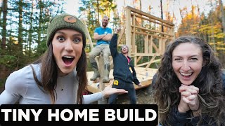 BUILDING A TINY HOME w TRENT AND ALLIE [upl. by Byrdie]